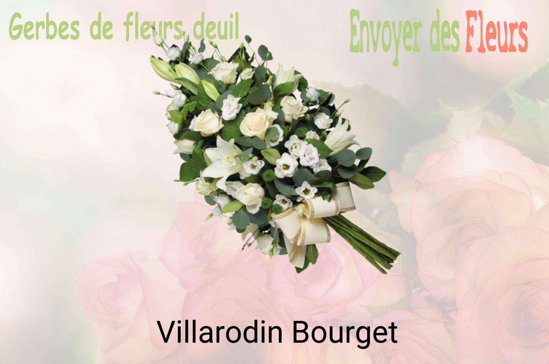 Gerbe de fleurs de deuil livrée à Villarodin-Bourget